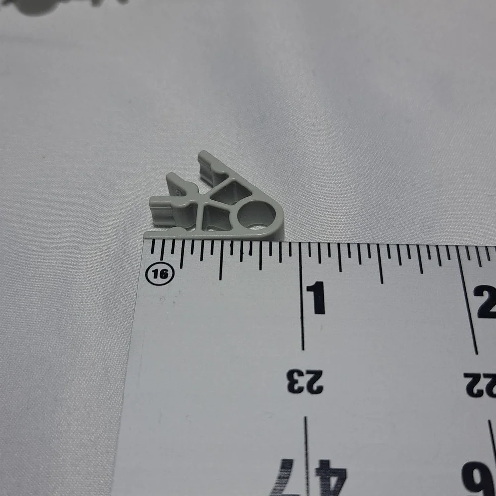 K'NEX Light Gray‎ 2-Way Connector Lot of 42 Replacement Building Piece Part STEM